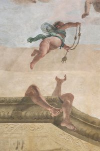 La Chute des Démons, Histoires de Scipion, détail, 1731 (détail) - Giovanni Battista Tiepolo