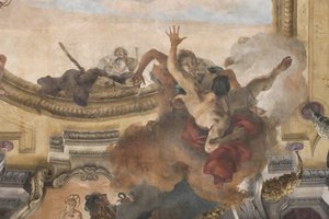La Chute des Démons, Histoires de Scipion, (détail), 1731 - Giovanni Battista Tiepolo