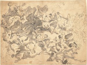 La chute des anges rebelles - Giovanni Battista Tiepolo