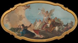 La glorification de la famille Barbaro, c.1750 - Giovanni Battista Tiepolo