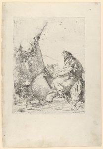 Le Philosophe, des Scherzi, vers 1740 - Giovanni Battista Tiepolo
