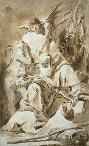La tentation de Saint Antoine - Giovanni Battista Tiepolo