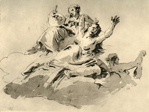 Trois femmes, milieu du 18ème siècle, 1928 - Giovanni Battista Tiepolo
