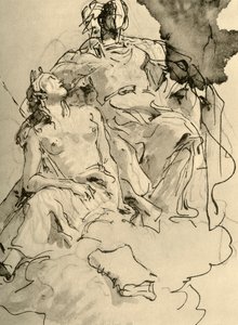 Deux femmes, milieu XVIIIe siècle, 1928 - Giovanni Battista Tiepolo