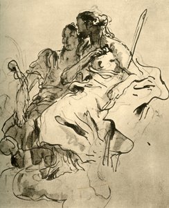 Deux jeunes femmes, milieu du 18ème siècle, 1928 - Giovanni Battista Tiepolo