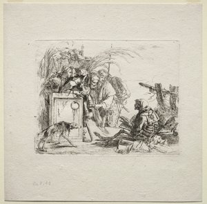 Divers Caprices : La Mort Donnant Audience - Giovanni Battista Tiepolo