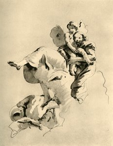 Vénus et Cupidon, milieu du 18e siècle, 1928 - Giovanni Battista Tiepolo
