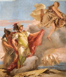 Les adieux de Vénus à Énée, de la salle de l