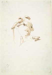 Figure masculine marchant vue obliquement d