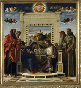 Couronnement de la Vierge avec SS. Paul, Pierre, Jérôme et François d