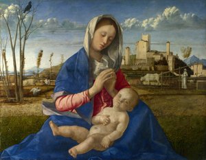 La Vierge au pré - Giovanni Bellini
