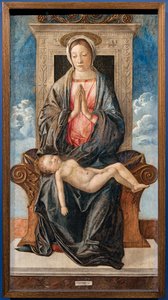 Madone avec bébé endormi, par Giovanni Bellini, vers 1470. - Giovanni Bellini