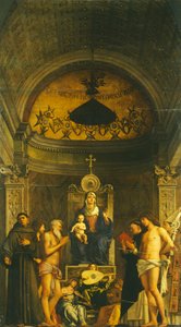 Le Retable de San Giobbe - Giovanni Bellini