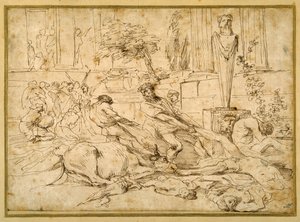 La peste à Ashdod - Giovanni Benedetto (1609 64) Castiglione