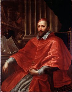 Portrait du cardinal italien Ottaviano Raggi - Giovanni Benedetto Castiglione
