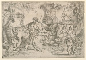 Allégorie de la transience - Giovanni Benedetto Castiglione