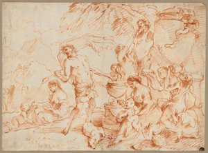 Bacchanale Devant un Hermès - Giovanni Benedetto Castiglione
