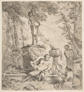 Bacchanale devant un autel aux dieux, vers 1645 - Giovanni Benedetto Castiglione