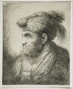 Homme barbu portant un turban, 1647-51