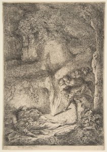 Découverte des corps des saints Pierre et Paul - Giovanni Benedetto Castiglione