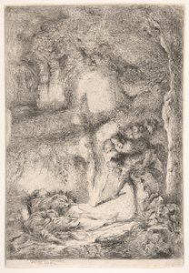 Découverte des corps des saints Pierre et Paul - Giovanni Benedetto Castiglione