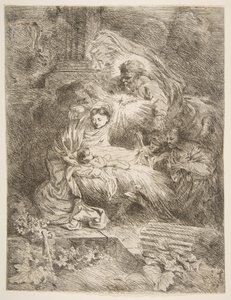 Dieu le Père observant la Vierge et l