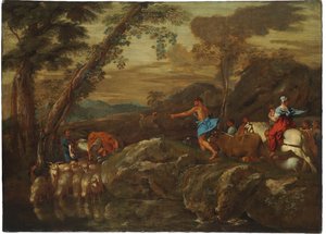 Le voyage de Jacob, 1633 - Giovanni Benedetto Castiglione