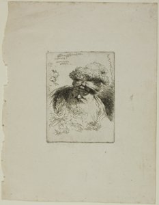 Vieil homme avec un turban - Giovanni Benedetto Castiglione