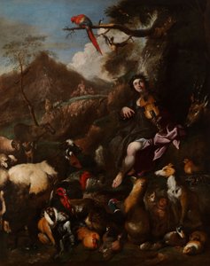 Orphée chantant aux animaux - Giovanni Benedetto Castiglione