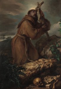 Saint François en extase, vers 1650 - Giovanni Benedetto Castiglione