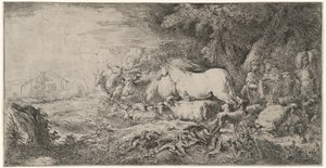 Les animaux allant vers l