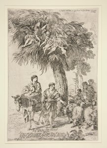 La Fuite en Égypte - Giovanni Benedetto Castiglione