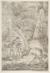 Thésée trouvant les armes de son père - Giovanni Benedetto Castiglione