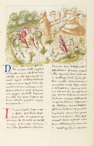 Décaméron, La campagne romaine ; Agnolella fuyant les brigands, Cinquième journée, nouvelle 3. - Giovanni Boccaccio