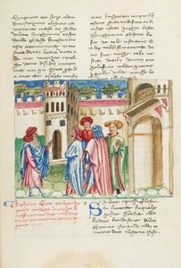 Décaméron, Une fresque allégorique - Guiglielmo Borsiere et Ermino de