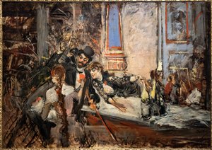 Aux Folies Bergère - Giovanni Boldini