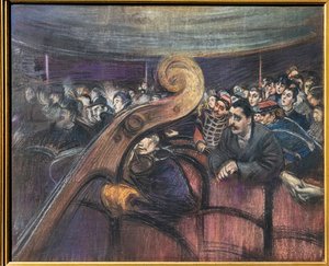Au Théâtre - Giovanni Boldini