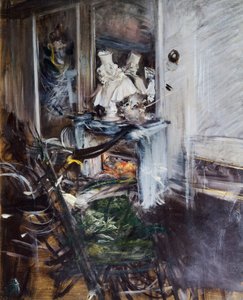 Cardinal Bernini dans la chambre du peintre par Giovanni Boldini