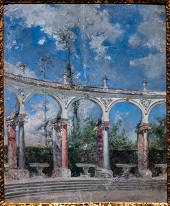 La Colonnade à Versailles - Giovanni Boldini