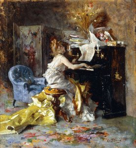 Femme au piano
