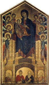 La Madone en majesté Maestà, 1285-1286