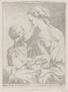 Vierge et enfant, 1776 - Giovanni David