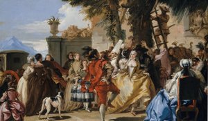 Une danse à la campagne, vers 1755 - Giovanni Domenico Tiepolo