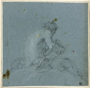 Un satyre jouant de sa flûte - Giovanni Domenico Tiepolo