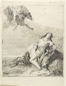 Angélique liée et sur le point d