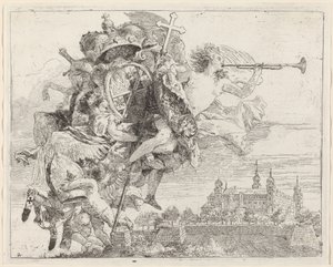 Armoiries de Karl Philip von Greiffenklau, Prince-Évêque de Wurzburg - Giovanni Domenico Tiepolo