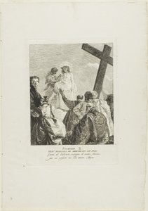 Le Christ est dépouillé de ses vêtements, planche dix du chemin de croix