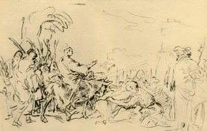 Entrée du Christ à Jérusalem, vers 1759, 1928 - Giovanni Domenico Tiepolo