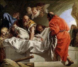 La Mise au tombeau du Christ - Giovanni Domenico Tiepolo