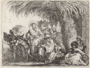 Joseph agenouillé avec l